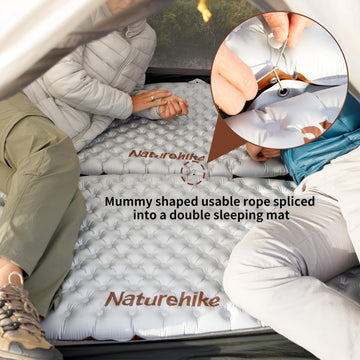 Naturehike dual-vent valve design enables controlled inflation and fast deflation
