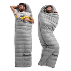 Naturehike duck down filled 650FP closeup loft for insulation