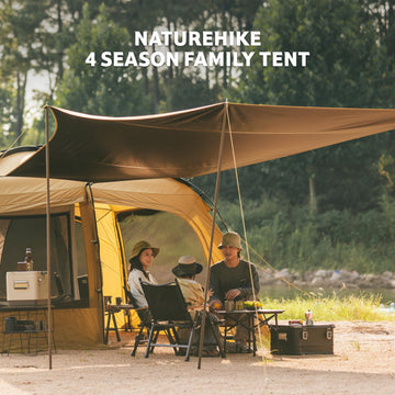 Naturehike Dune Hot Tent compact pack size for easy transport.