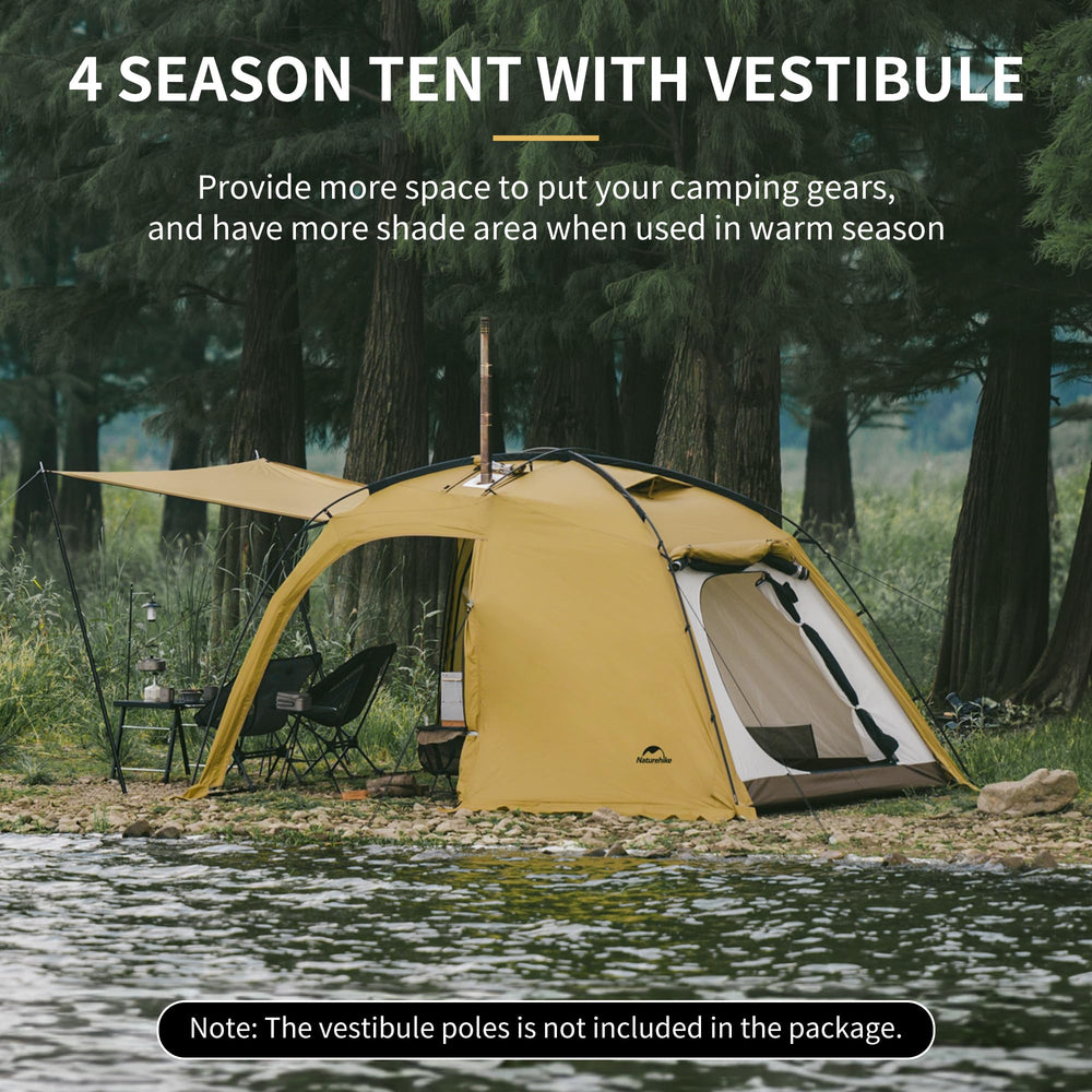 Naturehike Dune compact pack size aids motorcycle or car camping trips