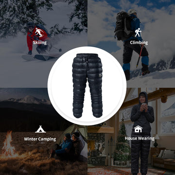 Naturehike DW Down Pants ultralight packable design fits in your daypack.