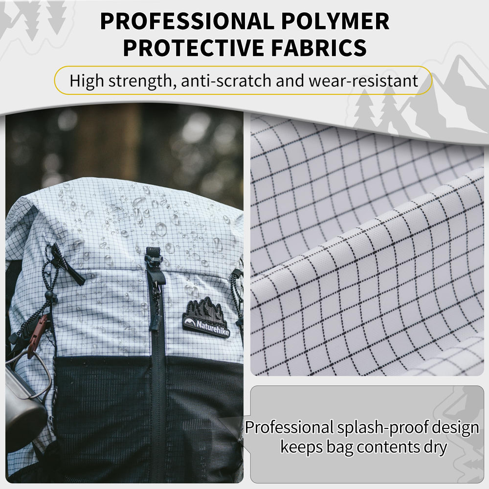 Naturehike external webbing attachment points for accessories and gear