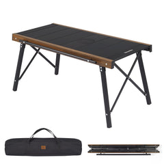 Naturehike Folding IGT Table setup for quick outdoor cooking.