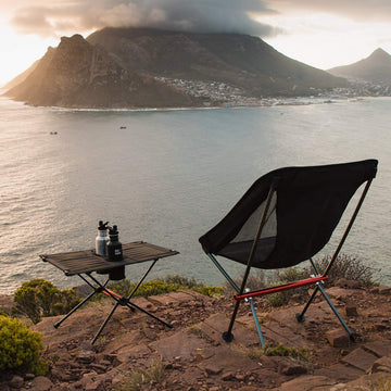 Naturehike FT07 mesh desktop illustrates ample space for snacks and gear.
