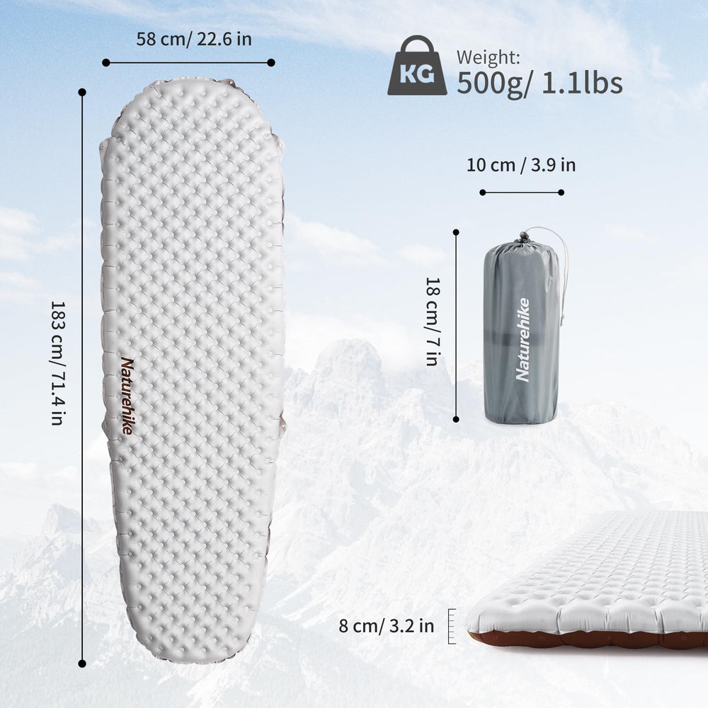 Naturehike heat-reflective structure demonstrates improved warmth retention on outdoor trips.
