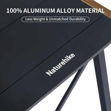 Naturehike IGT Table suitable for car camping, picnics, and patios.