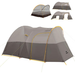 Naturehike Kota tent exterior front view for family camping with ample headroom