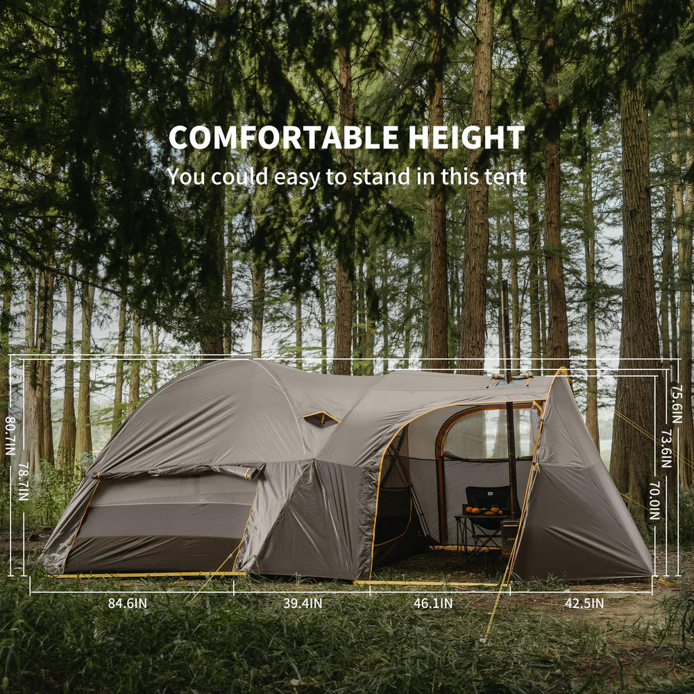 Naturehike Kota tent packed size ready for easy transport and storage
