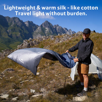 Naturehike sleeping bag two-way zipper feature enables easy double bag setup