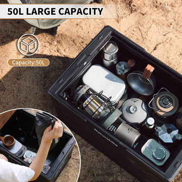 Naturehike Lispace multi-function design suits camping, picnics, and home storage.