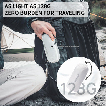 Naturehike machine-washable liner with label for easy cleaning during travels