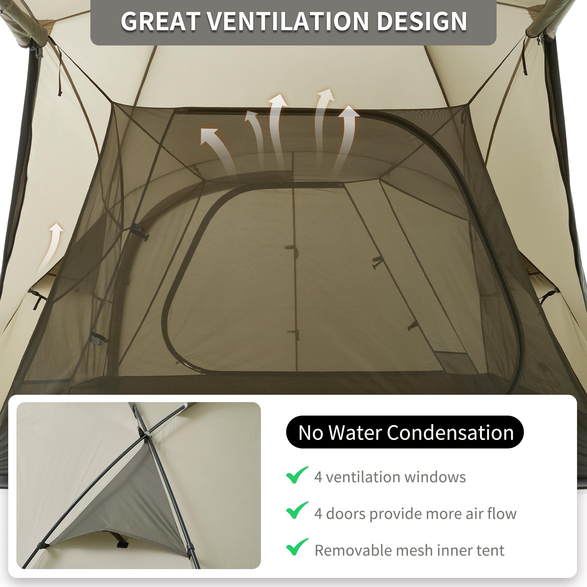 Naturehike Massif waterproof shell provides 3000mm protection in wet weather