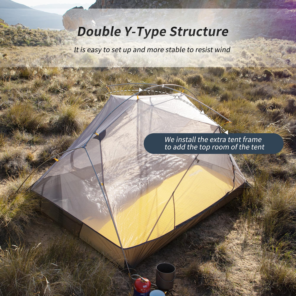 Naturehike Mongar double-layer design enhances ventilation and reduces condensation