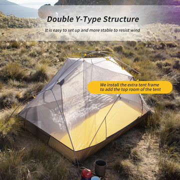 Naturehike Mongar dual-doors vestibules illustrate convenient gear access