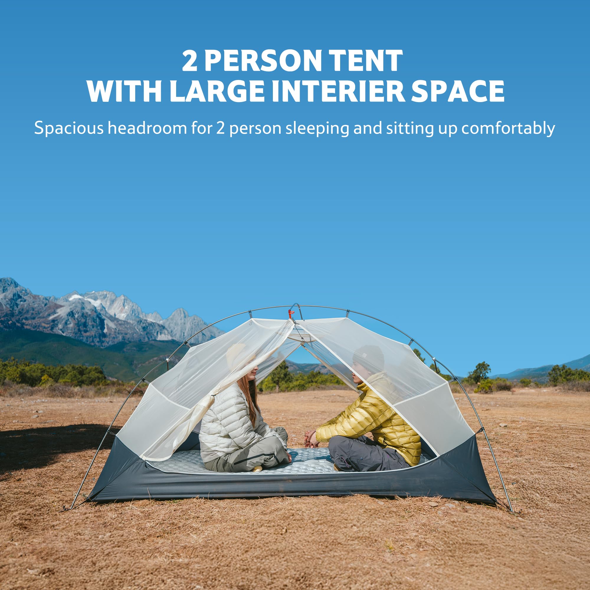 Naturehike Mongar UL 8-5mm pole features sturdy aluminum support in ultralight frame.