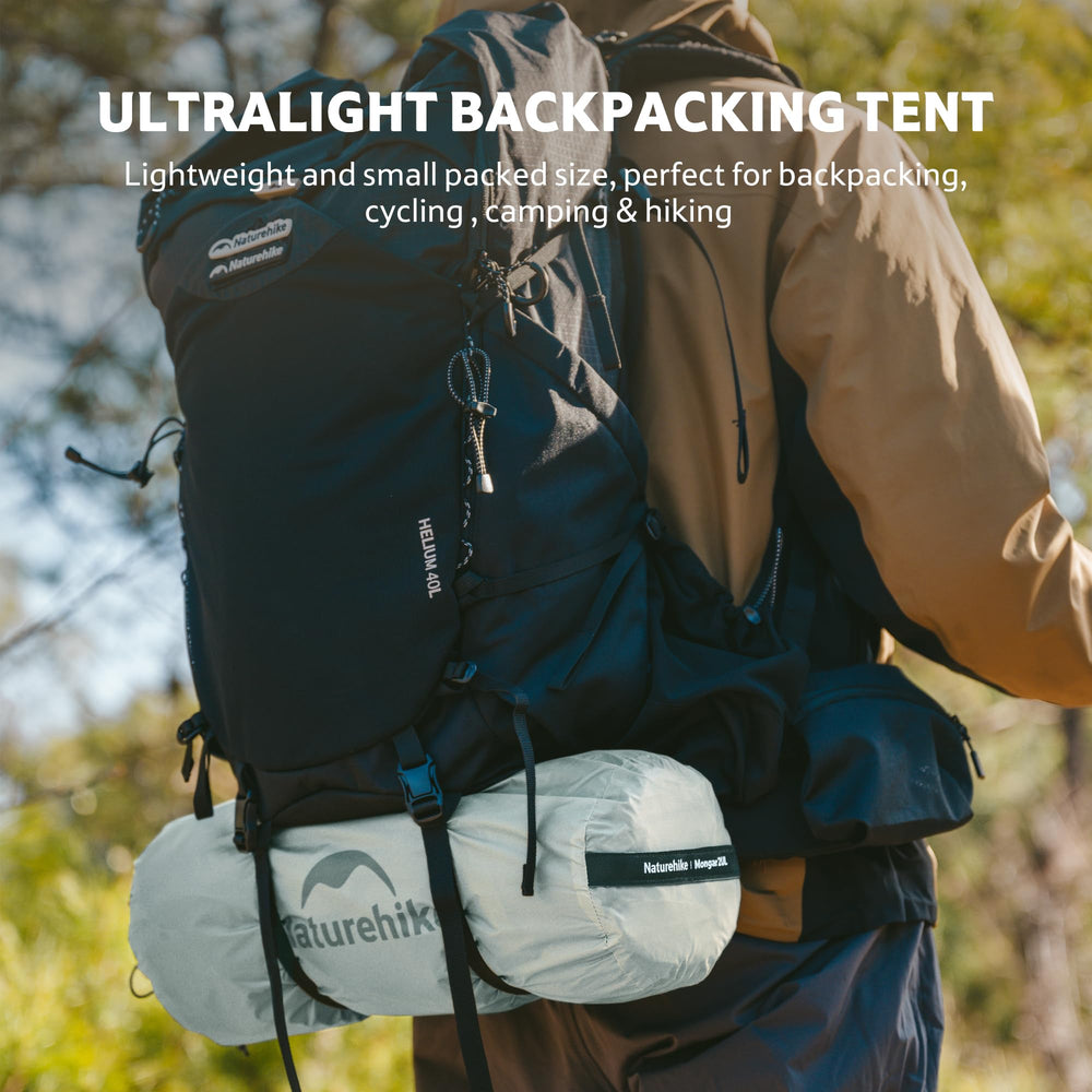 Naturehike Mongar UL compact packed size fits small backpacks