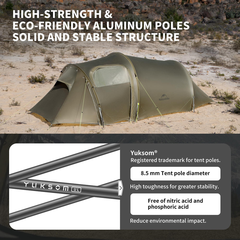 Naturehike Opalus UL packed view demonstrating compact carry size.