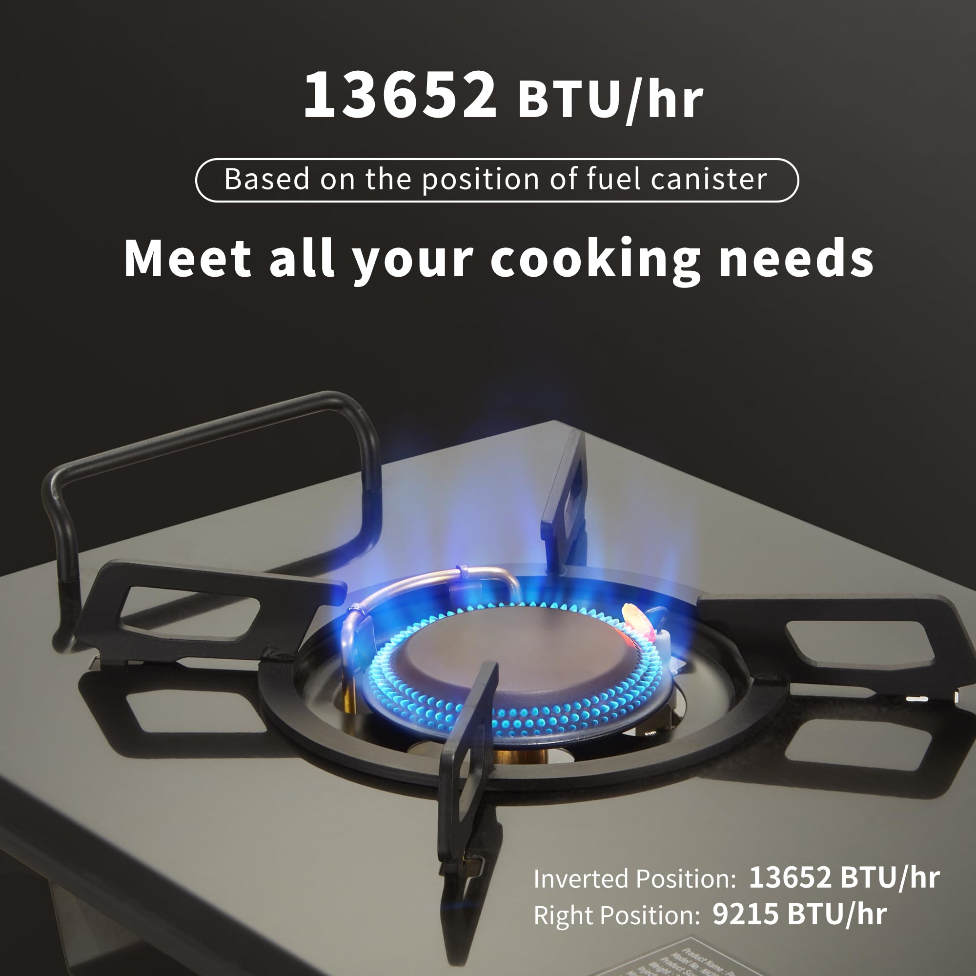 Naturehike piezo ignition provides quick, reliable lighting outdoors.