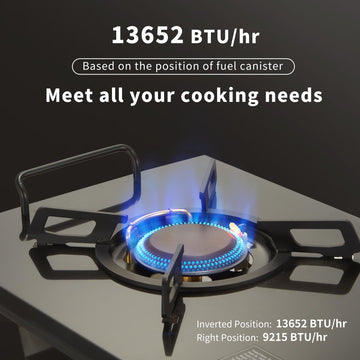 Naturehike piezo ignition provides quick, reliable lighting outdoors.