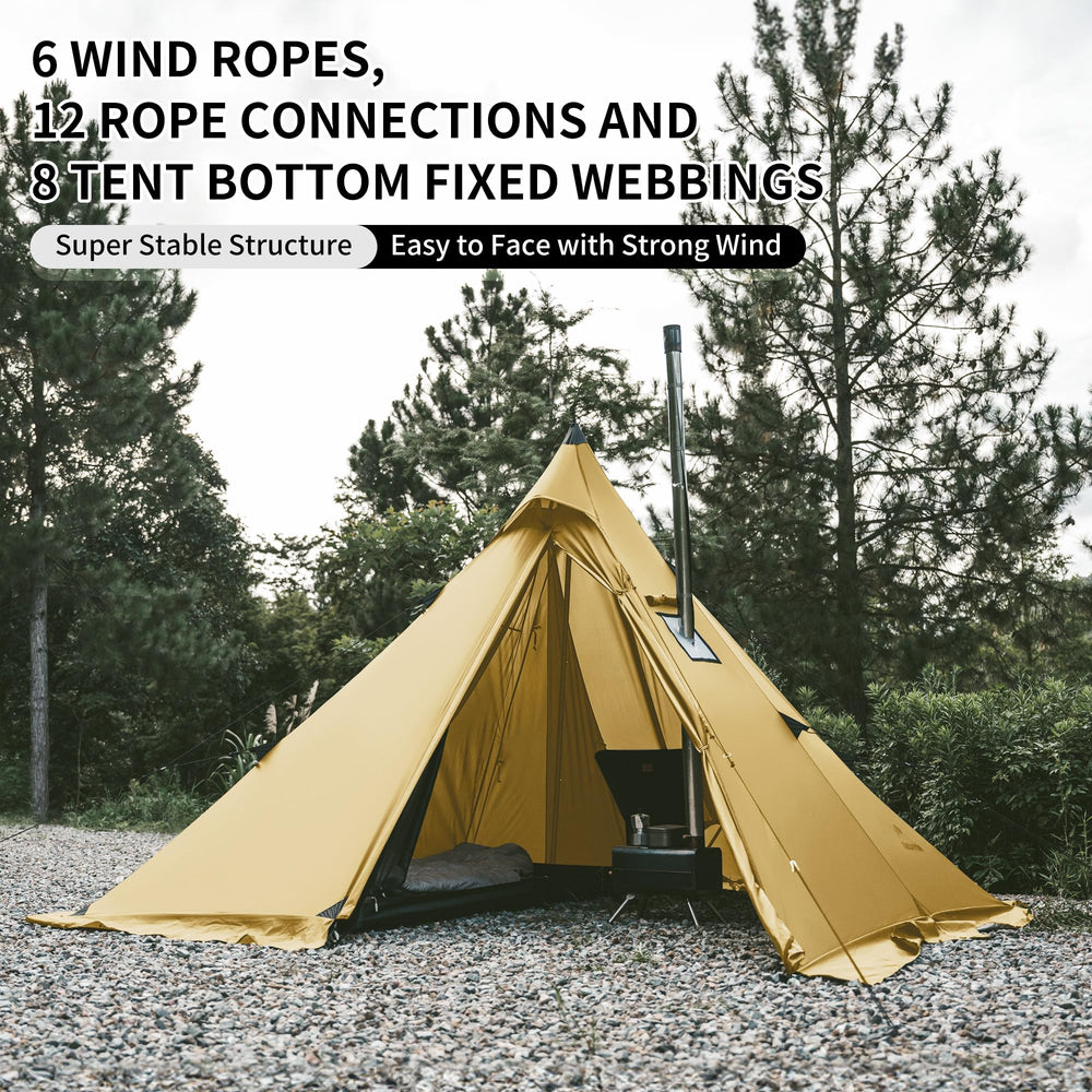 Naturehike Ranch Fire Teepee compact pack size for easy transport