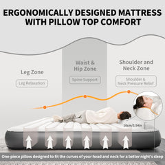 Naturehike ring air-column structure provides stable, cushioned support during movement