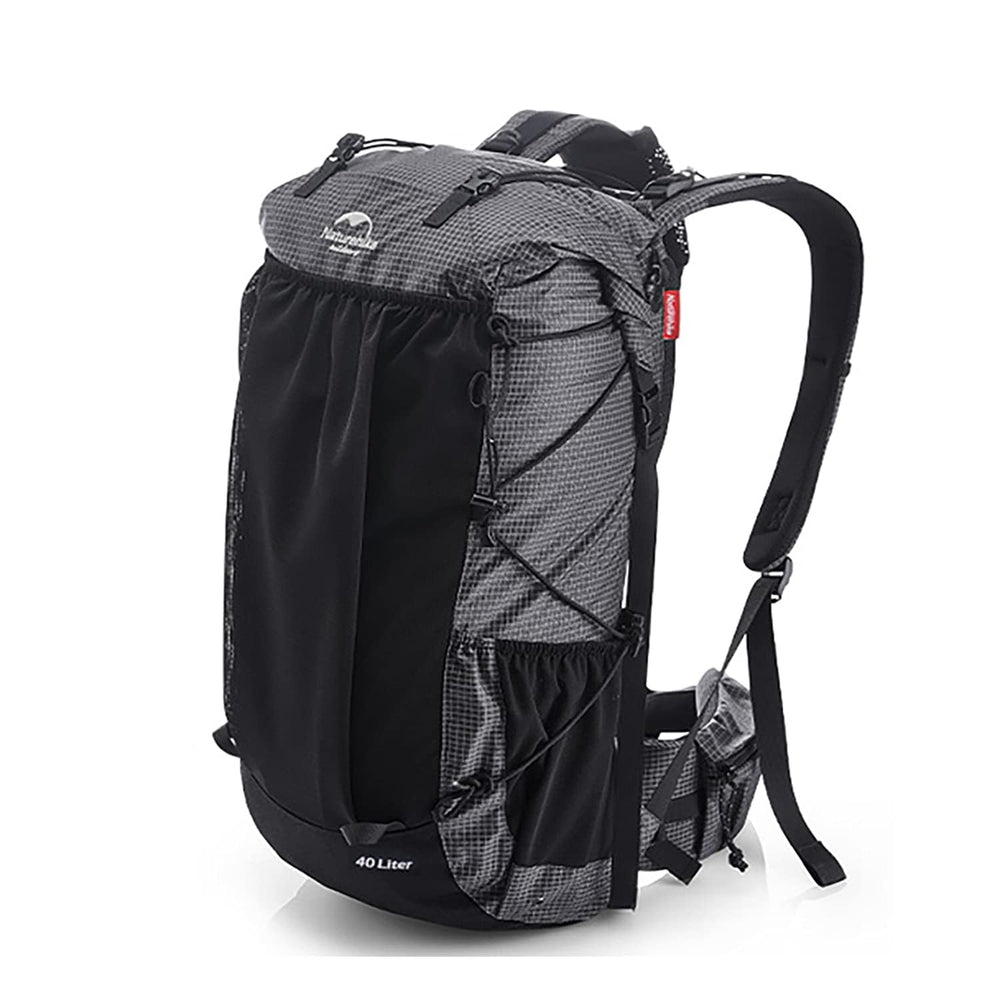 Naturehike Rock Series front view highlights 40L capacity for versatile day hikes