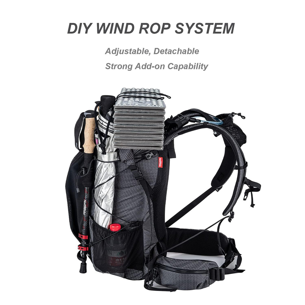 Naturehike Rock Series multiple pockets for organized camping gear