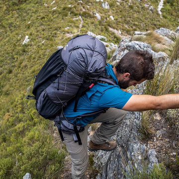 Naturehike Rock Series side pocket demonstrates organized storage on trails