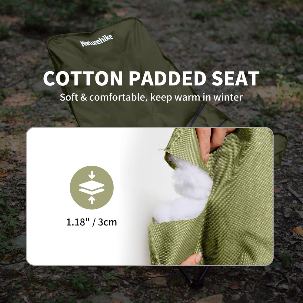Naturehike Seastar chair carry-bag simplifies transport and quick setup at campsites.
