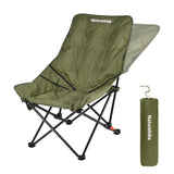 Naturehike Seastar chair seat-front offers roomy 27.6-inch width for comfortable lounging.