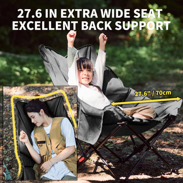 Naturehike Seastar padded chair 600D Oxford fabric for rugged use.
