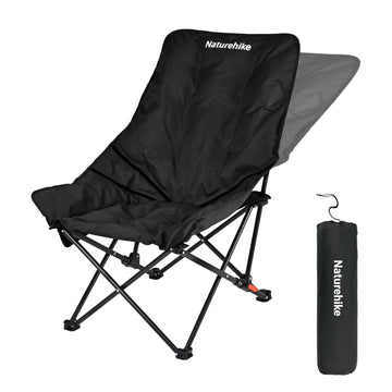Naturehike Seastar padded chair side pocket for essentials during camping.