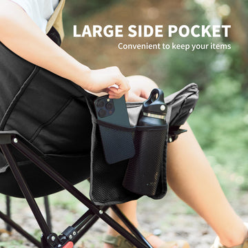 Naturehike Seastar padded chair ideal for outdoors and easy transport.