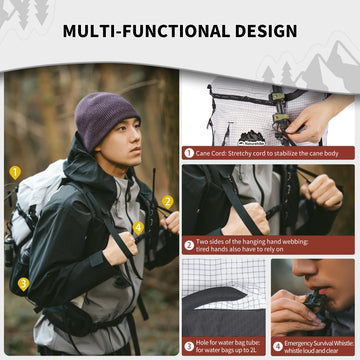 Naturehike side mesh pockets for quick-access gear during hikes