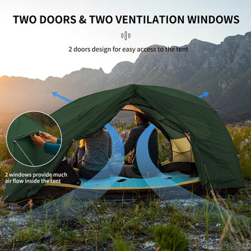 Naturehike Star River tent vestibule storage offers extra space for gear during trips