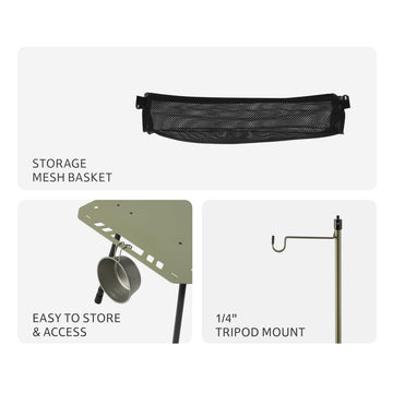 Naturehike Tactical Table lightweight aluminum design with carry bag