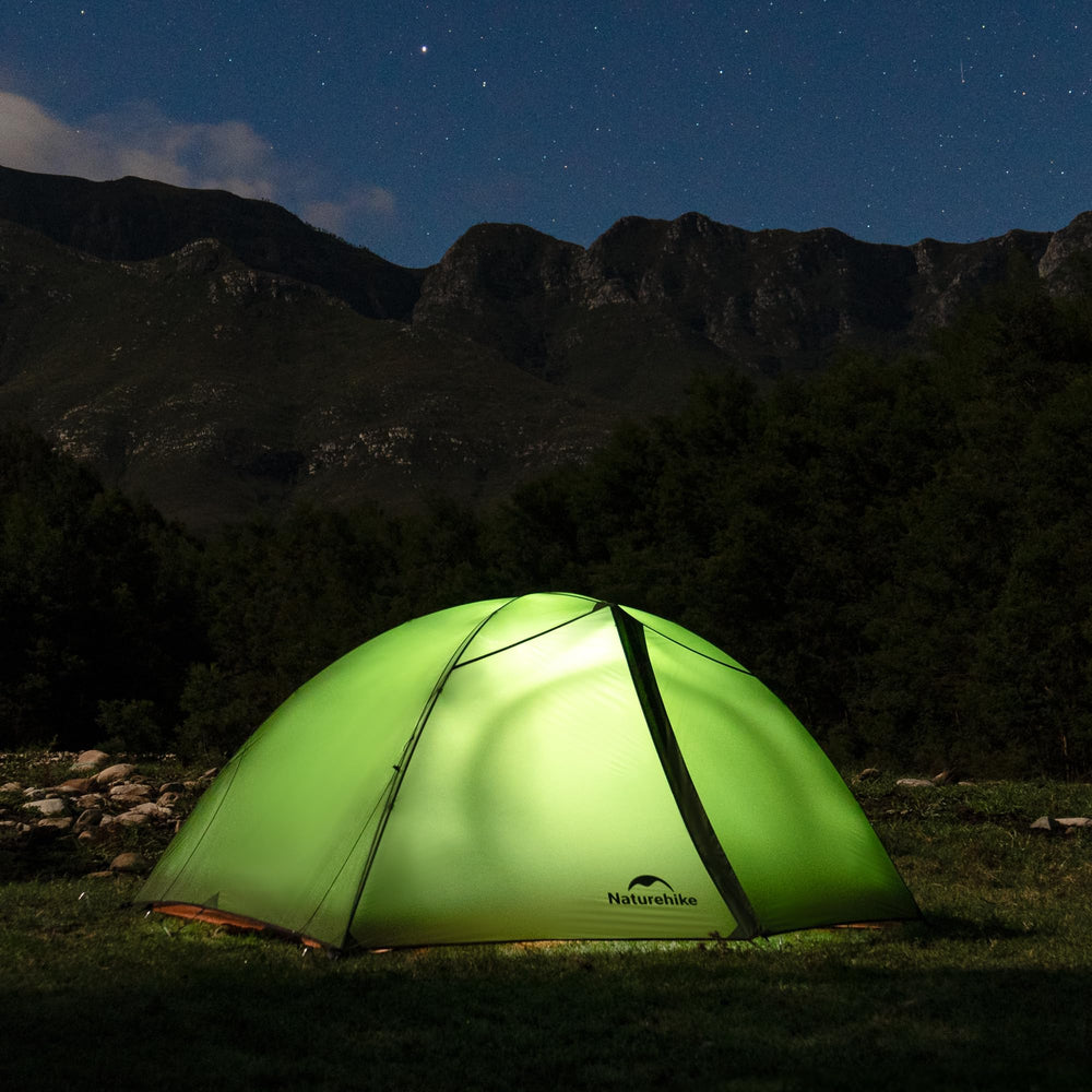 Naturehike tent spacious inner provides room for two adults