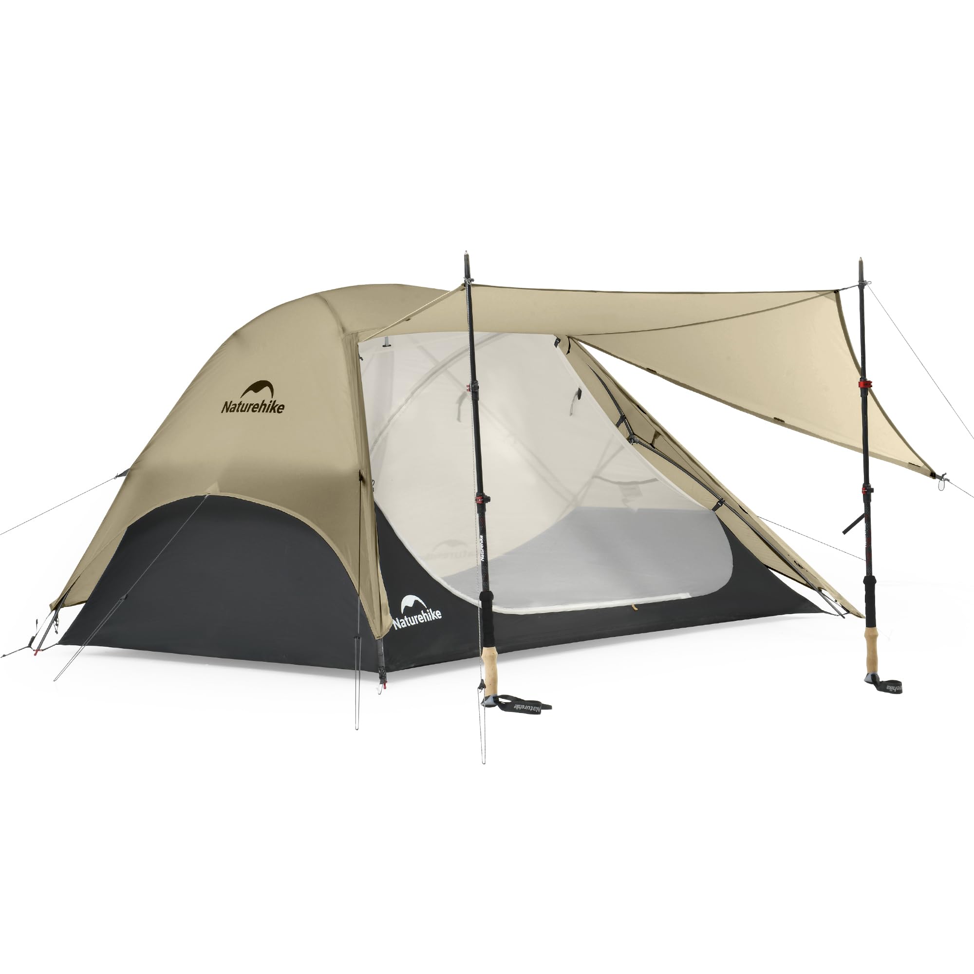 Naturehike UL Star River separate packaging saves space in your pack.