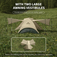 Naturehike UL Star River triangle storage bag adds convenient gear stowage.
