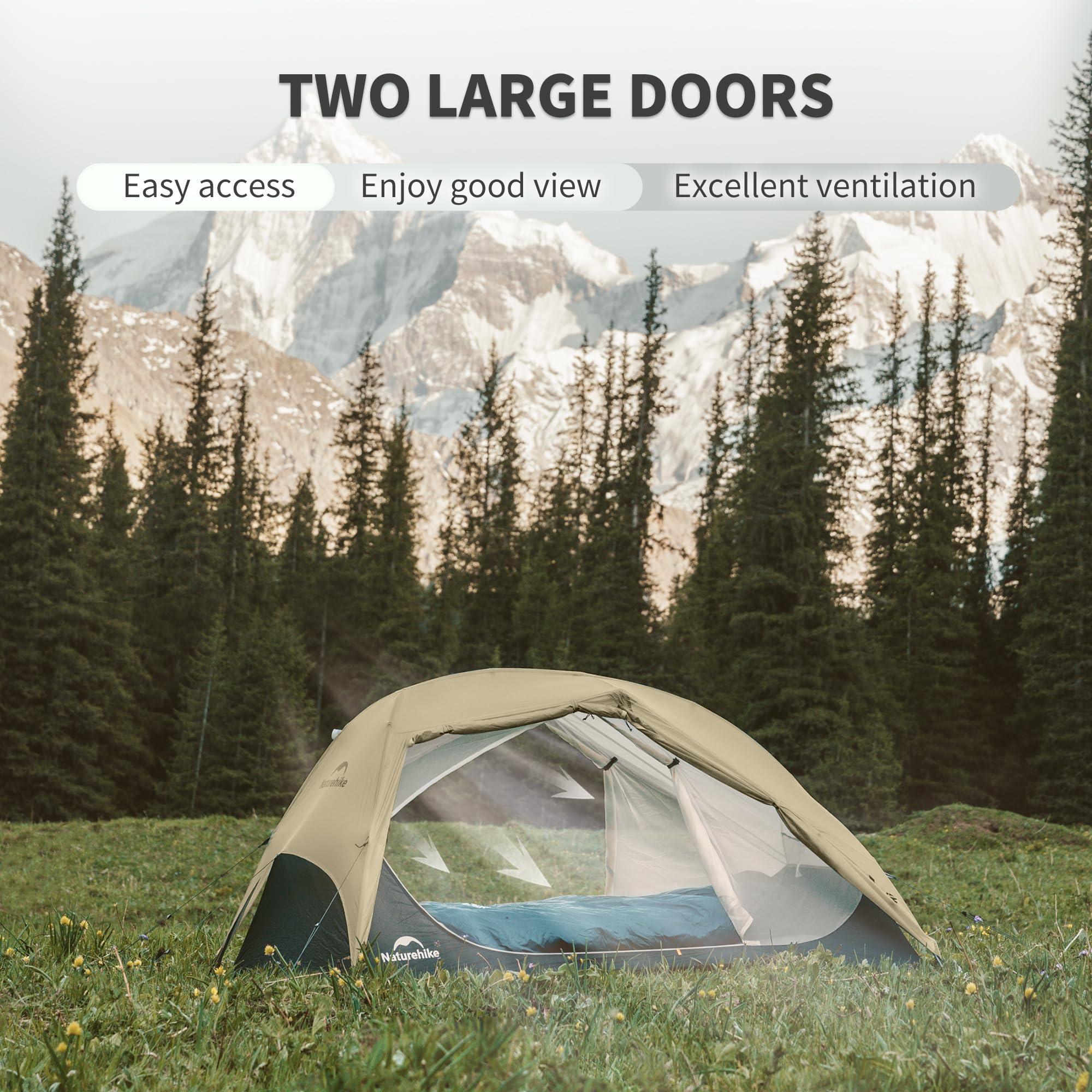 Naturehike UL Star River ultralight nylon keeps pack weight down.