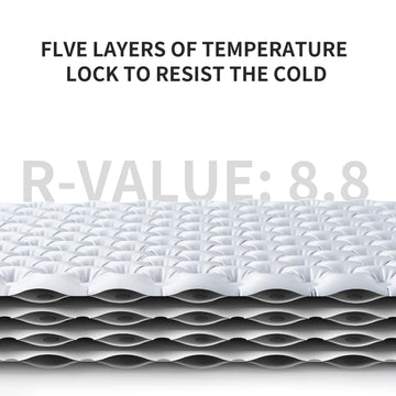 Naturehike ultralight sleeping pad compact pack size showcases easy carry for backpacking.