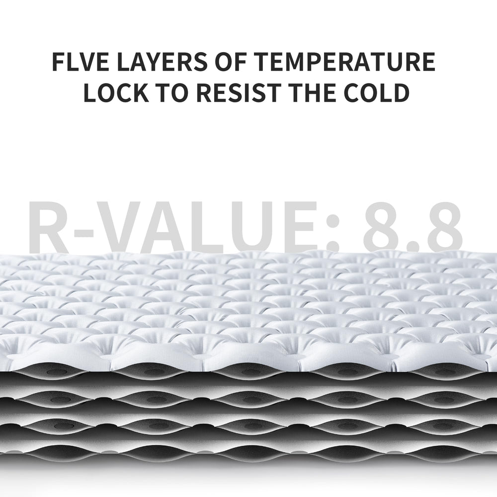 Naturehike ultralight sleeping pad compact pack size showcases easy carry for backpacking.