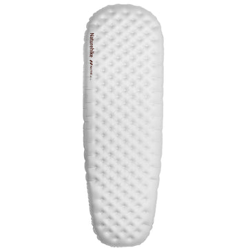 Naturehike ultralight sleeping pad top view highlighting compact, heat-retaining design for cold nights.