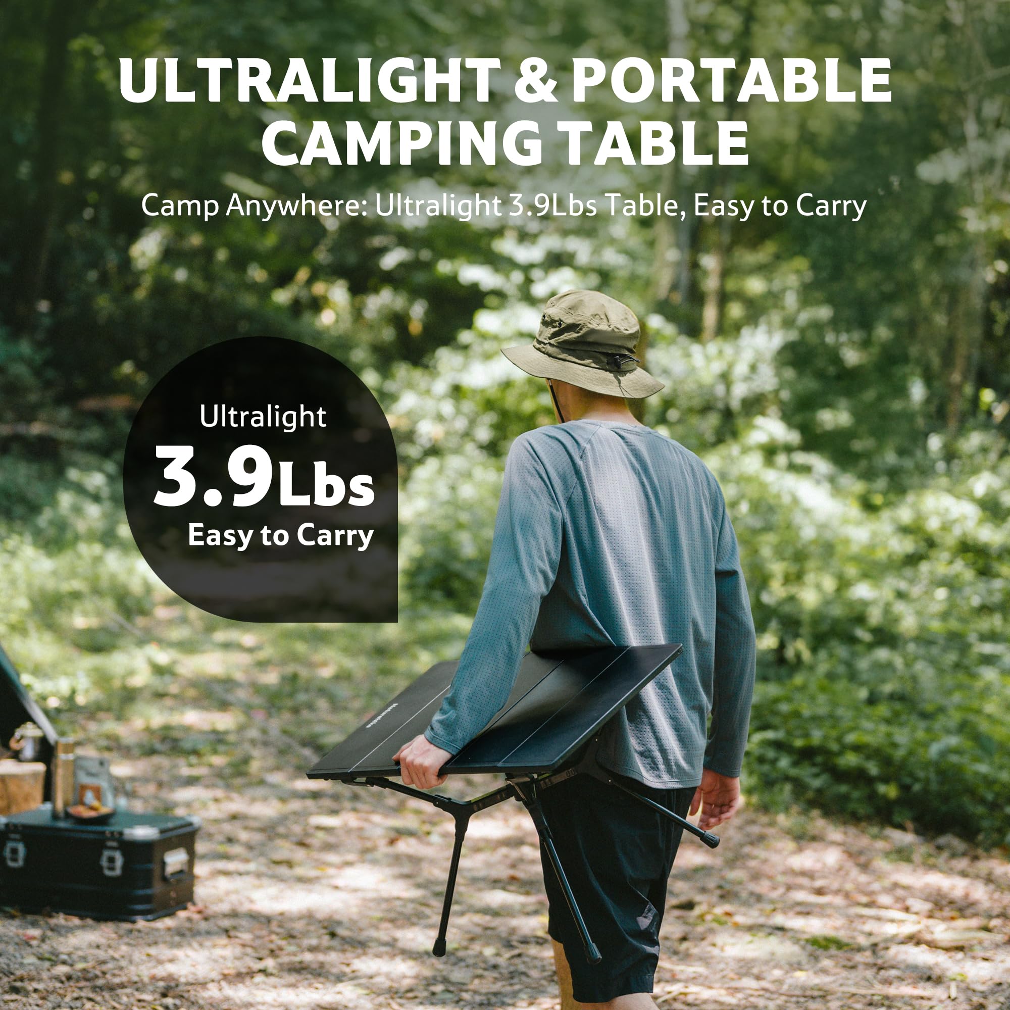 Naturehike YL01 aluminum-legs-durable construction withstands outdoor use.