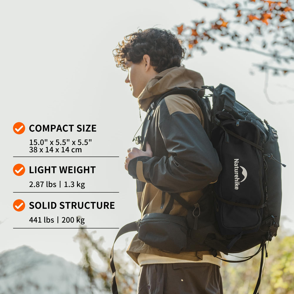 Naturehike YL01 moon-shaped seat with breathable mesh for cool comfort