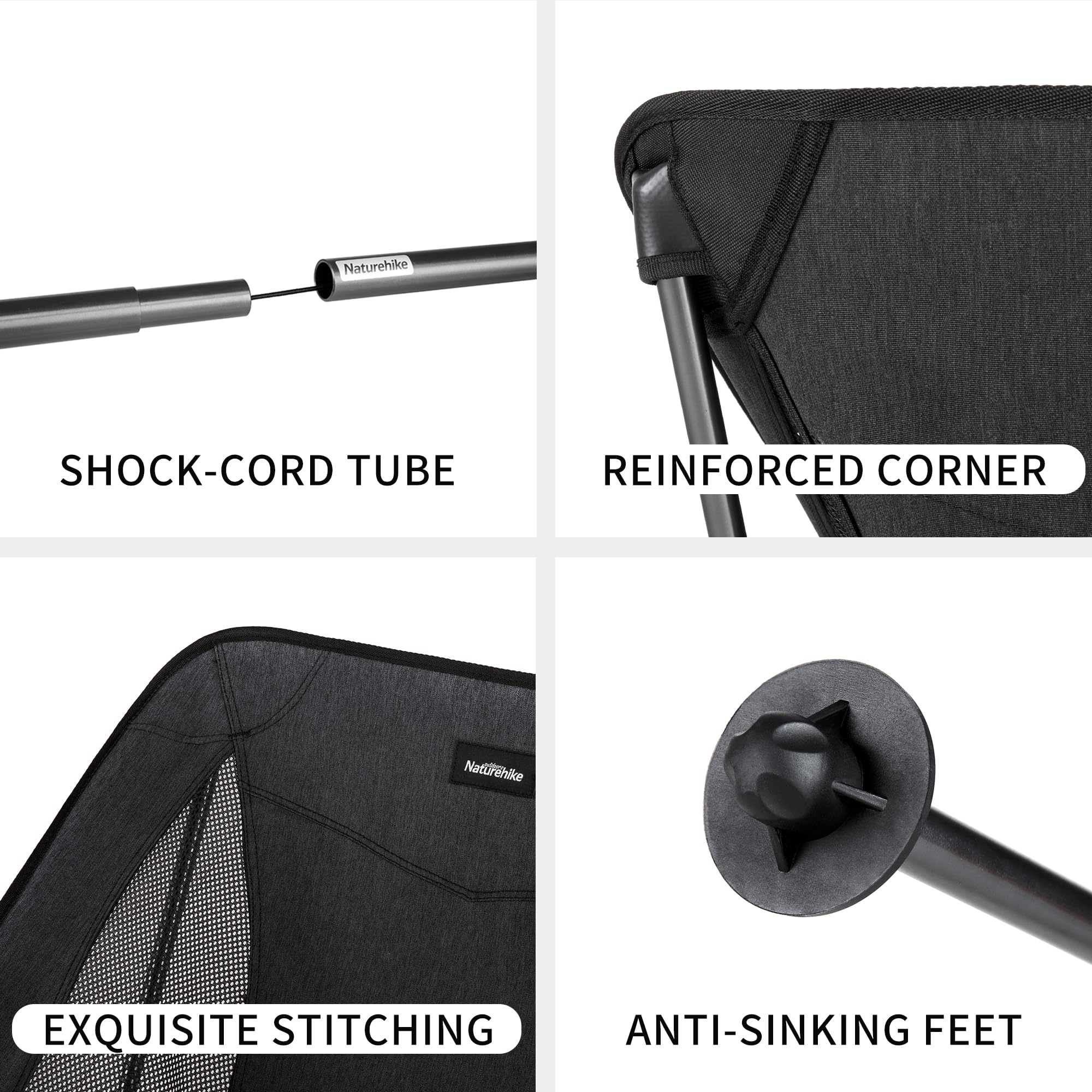 Naturehike YL05 outdoor-use setup demonstrates versatile seating on beach or trail