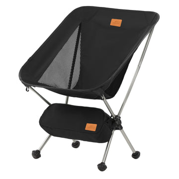 Naturehike YL08 chair setup in 15 seconds on a trail for quick rest.