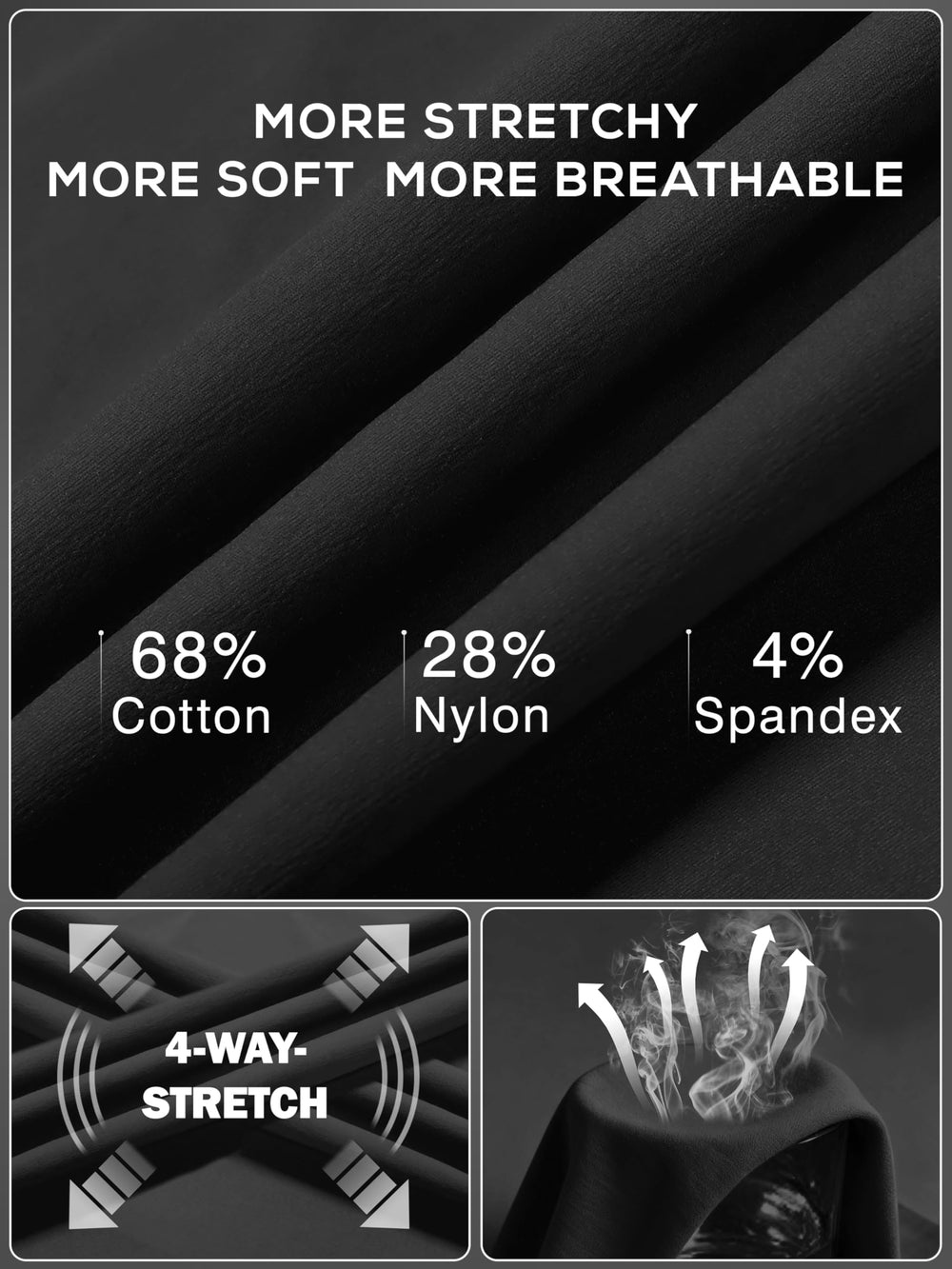 NATUVENIX hiking pants back pocket offers secure storage on hikes.