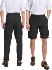 NATUVENIX hiking pants elastic waistband demonstrates all-day comfort on trails.