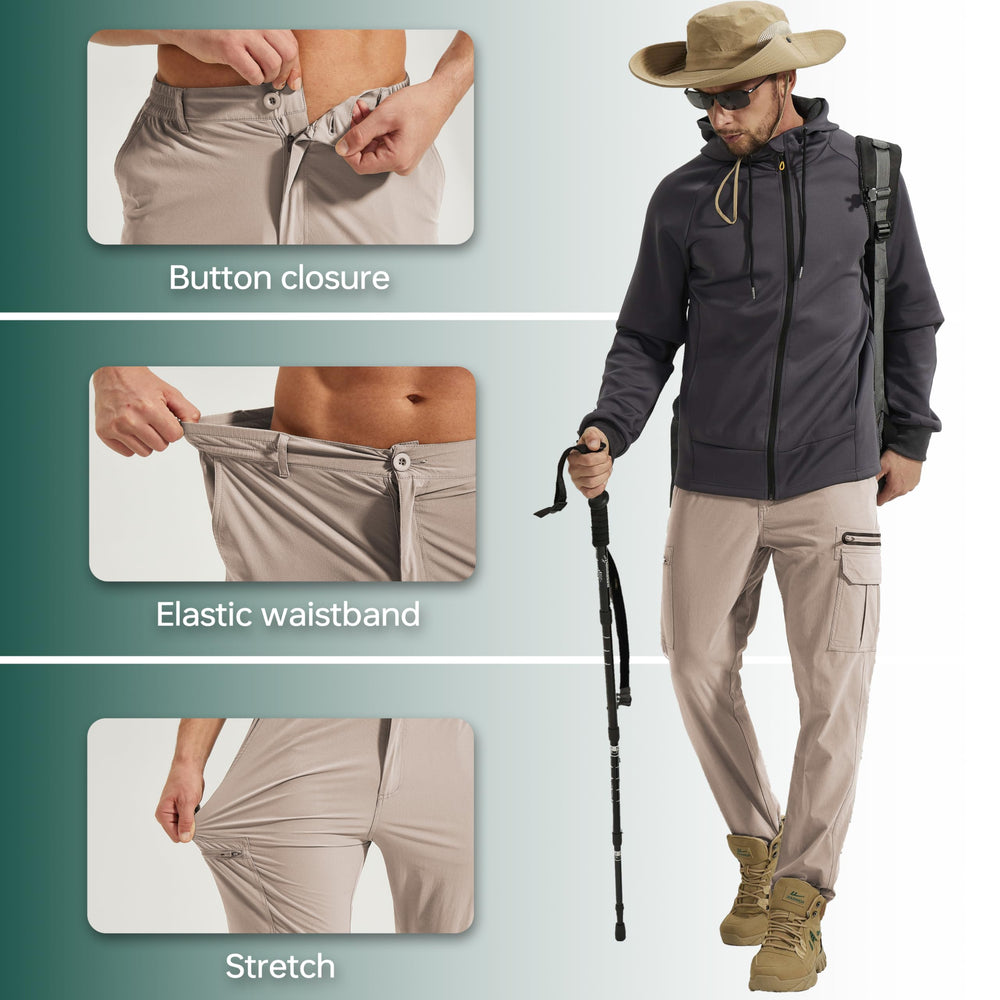 NATUVENIX hiking pants cargo work pants suitable for outdoor tasks and travel.